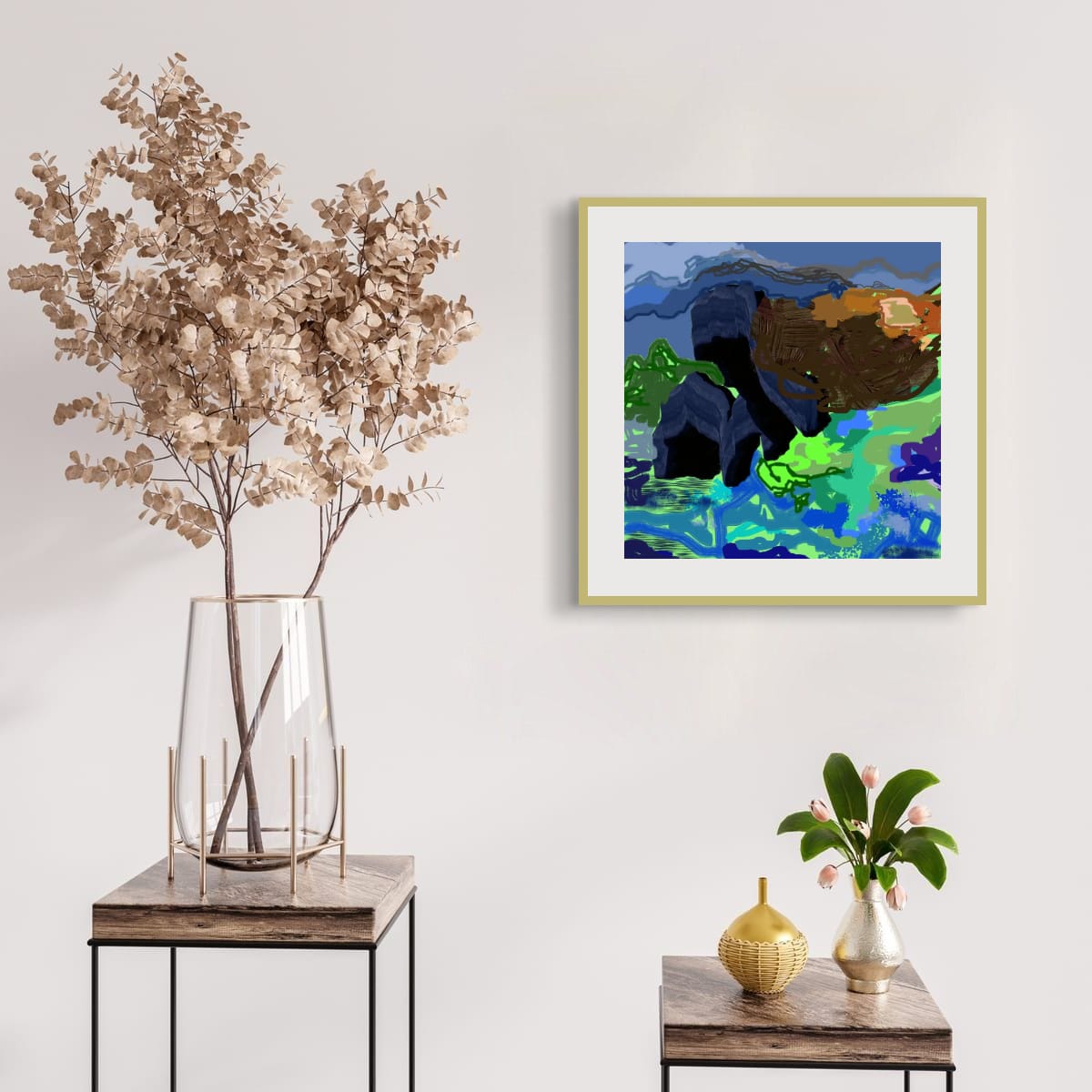 Blue Outcrop