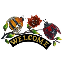 Welcome bee and ladybird