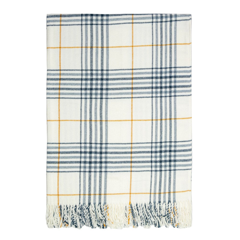 Awanui throws Cotton plaid