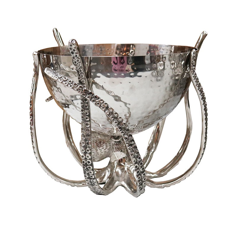Aluminium octopus bowl large