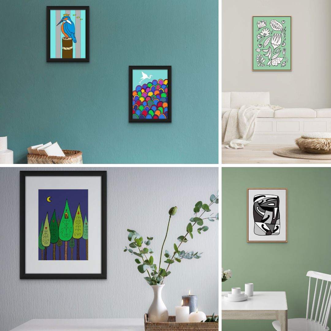 Art print A4 assorted