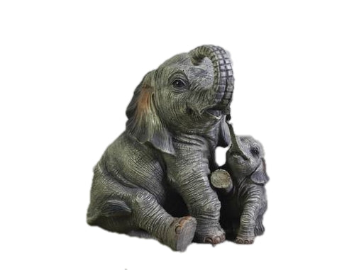 Elephant family ornament