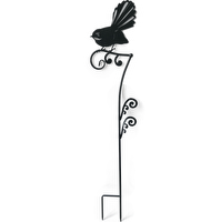 Garden stake black fantail