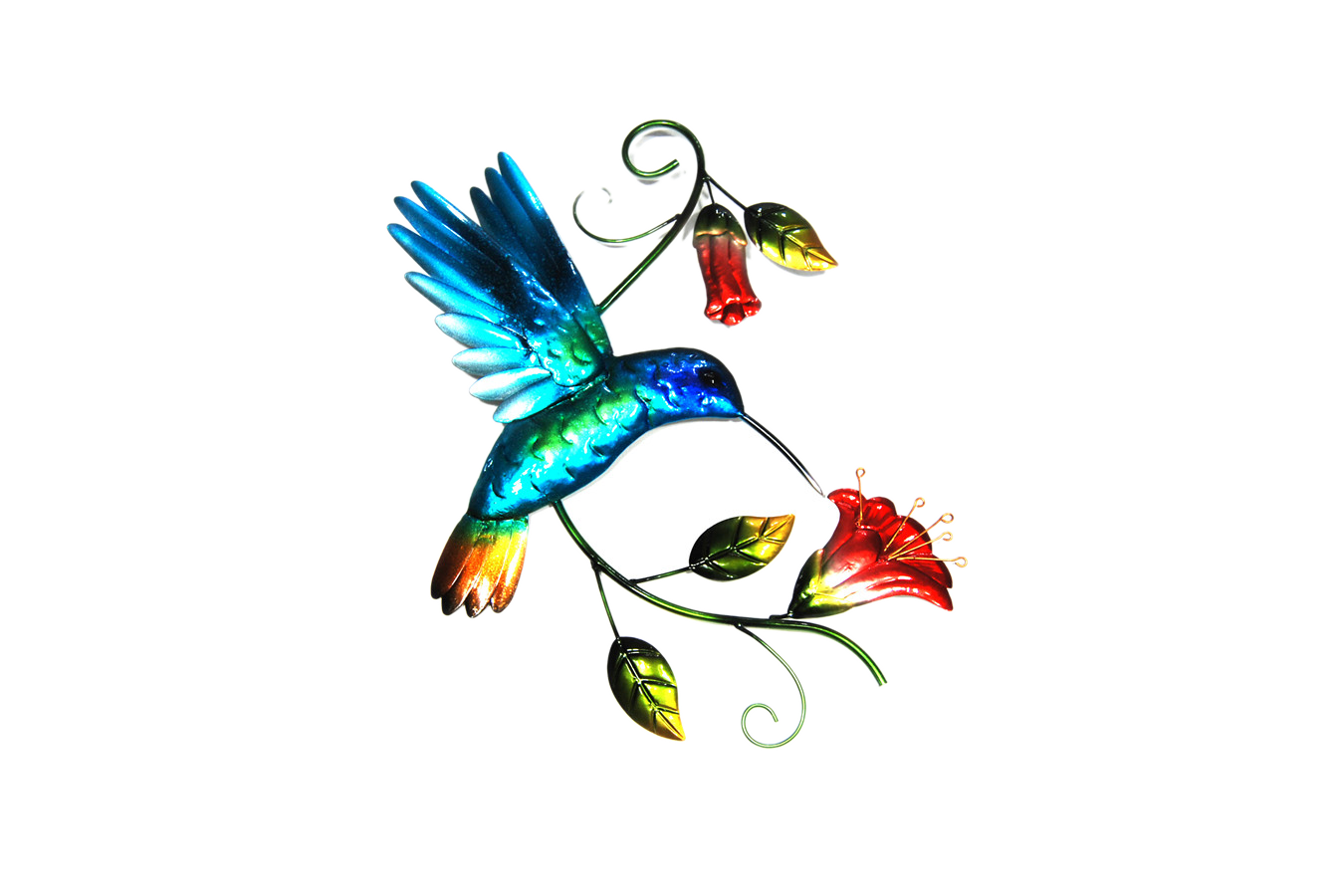 Hummpingbird Metal Wall Art