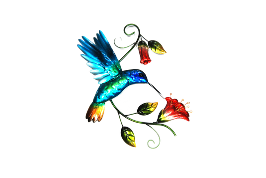 Hummpingbird Metal Wall Art