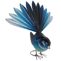 Fantail freestanding blue or brown