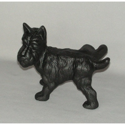 Peeing dog door stop