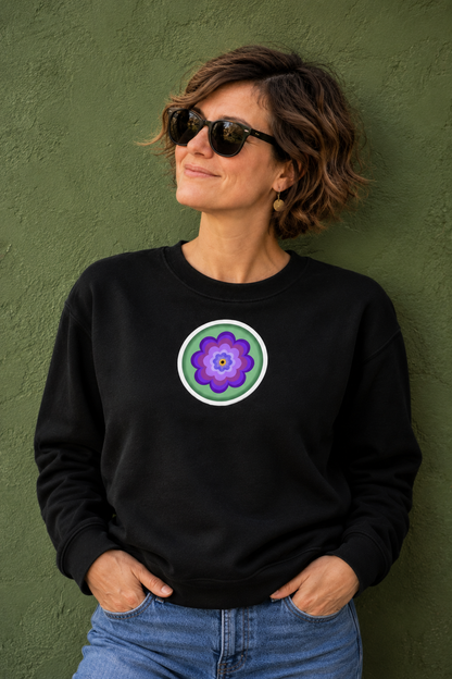 AS Black Women's Relax Crew - Lavenders Green