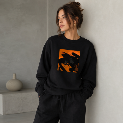 AS Black Women's Relax Crew - Rustic Cross
