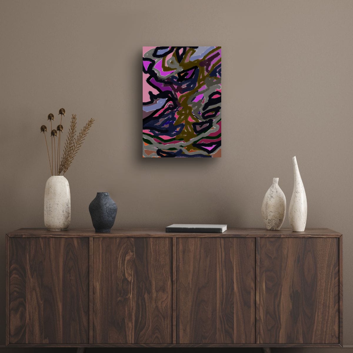 Plum Abstract