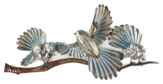 Fantails on branch wall art