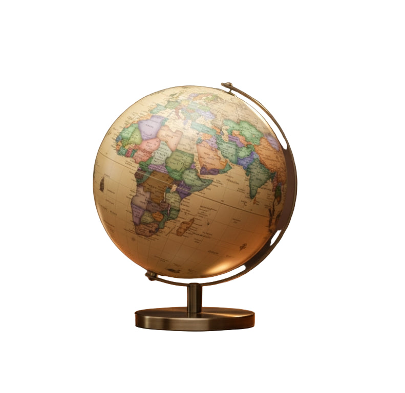 Globe on base cream classic