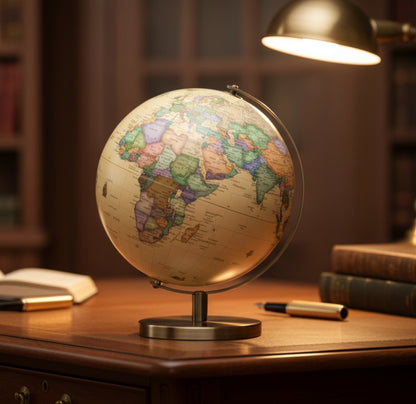 Globe on base cream classic