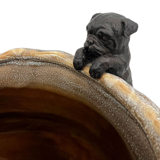 Bulldog mini hanging black