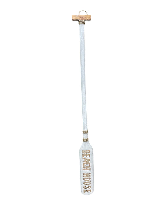 Oar BEACH HOUSE wooden hangin