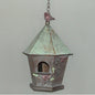 Metal bird house feeders