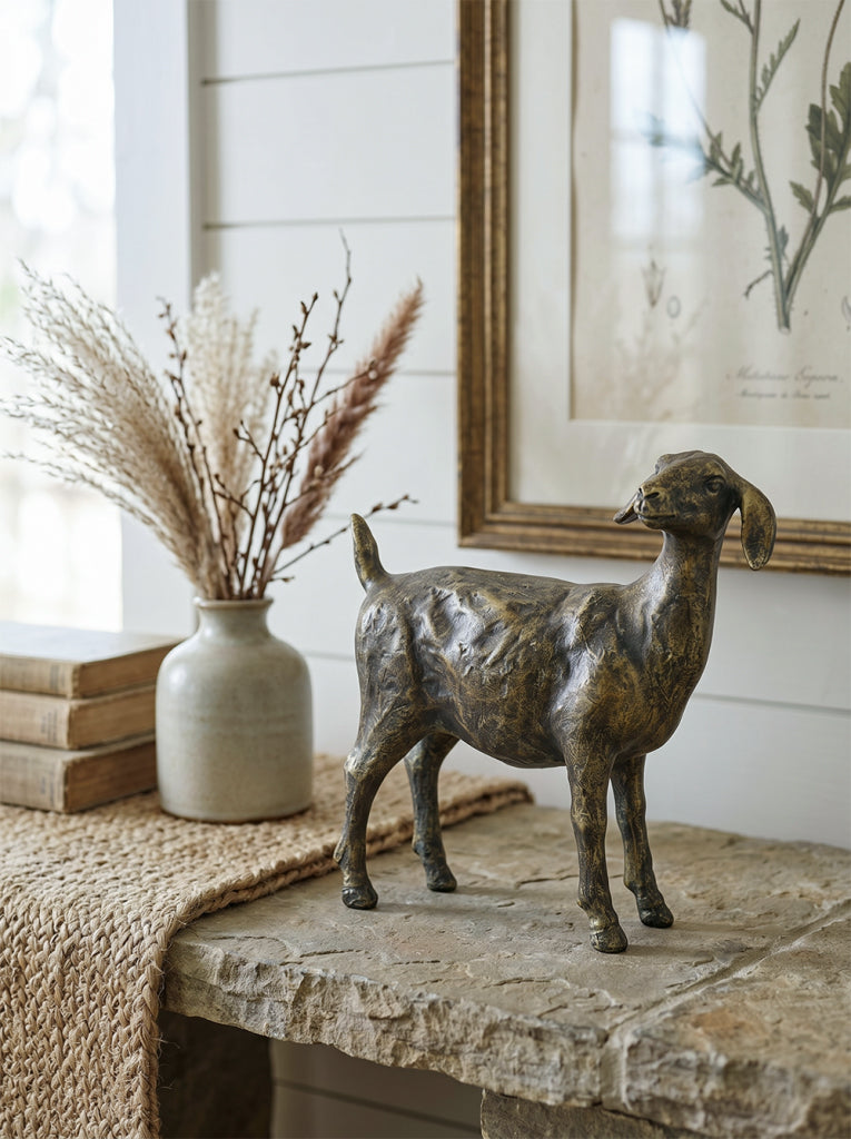 Bronze Sheep Ornament standing