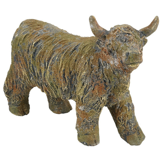 Highland Cow rustic figure