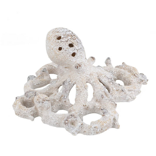 White coral look octopus