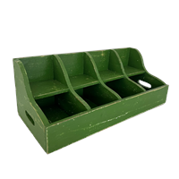 Florence caddy green benchtop wood