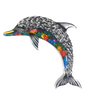 Dolphin rainbow wall