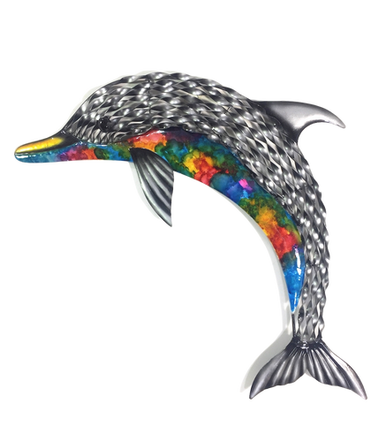 Dolphin rainbow wall