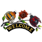Welcome bee and ladybird
