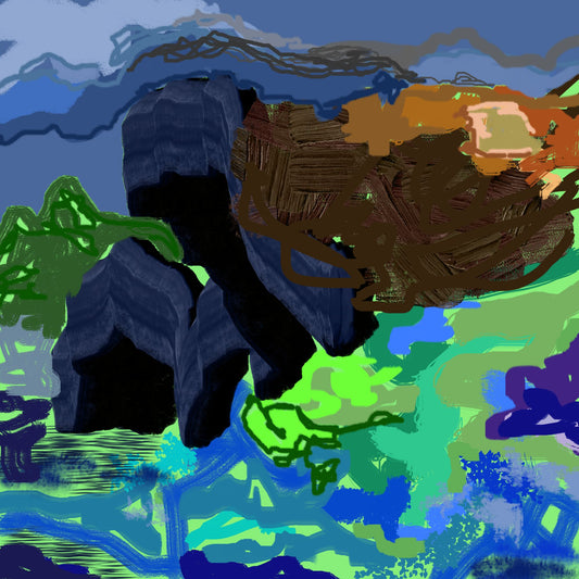 Blue Outcrop