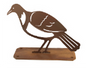 Fence toppers wood pigeon metal