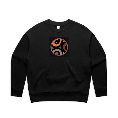 AS Black Women's Relax Crew - Tangerine Trio