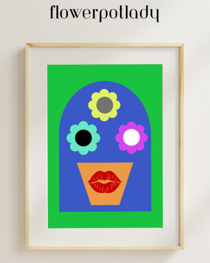 Flower Pot Lady