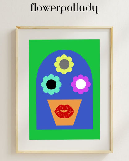 Flower Pot Lady