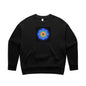 AS Black Women's Relax Crew - Blue Flower Bug