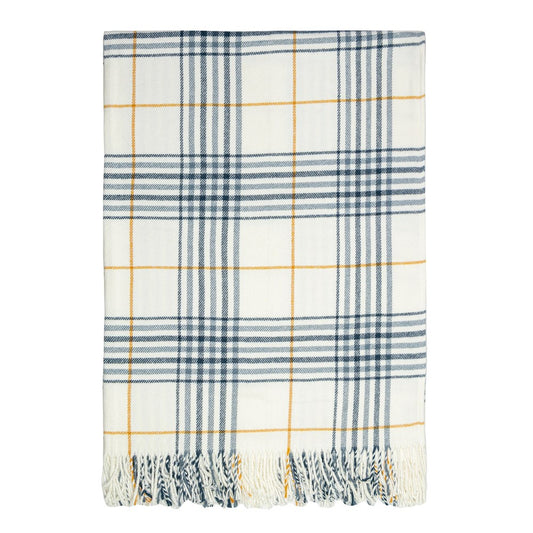Awanui throws Cotton plaid