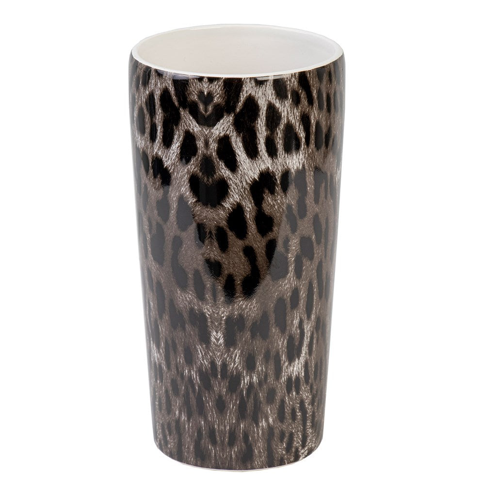 Leopard spot vase