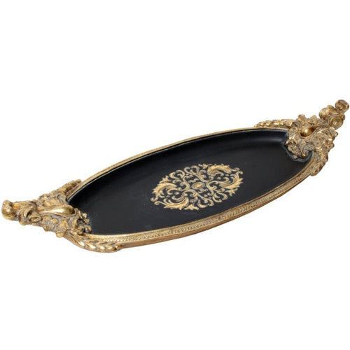 Tray Epoque Gold Black