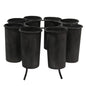 Gigi metal vase black