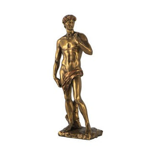 David brass statue