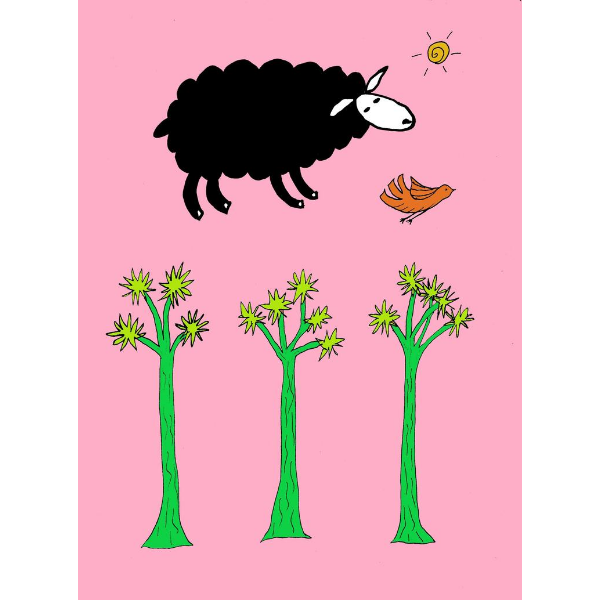 The Black Sheep Large Card