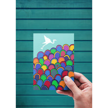 Load image into Gallery viewer, Kotuku flying home Large Card
