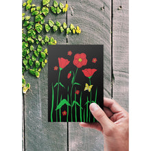 Load image into Gallery viewer, Poppies Large Card