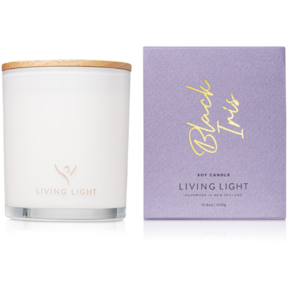 Large soy candle in glass jar